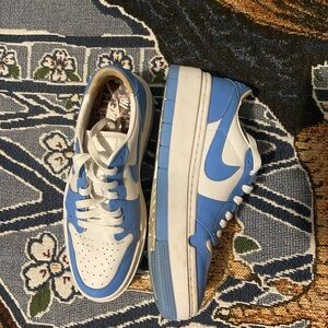 Nike Sky Blue and White Athletic Shoes